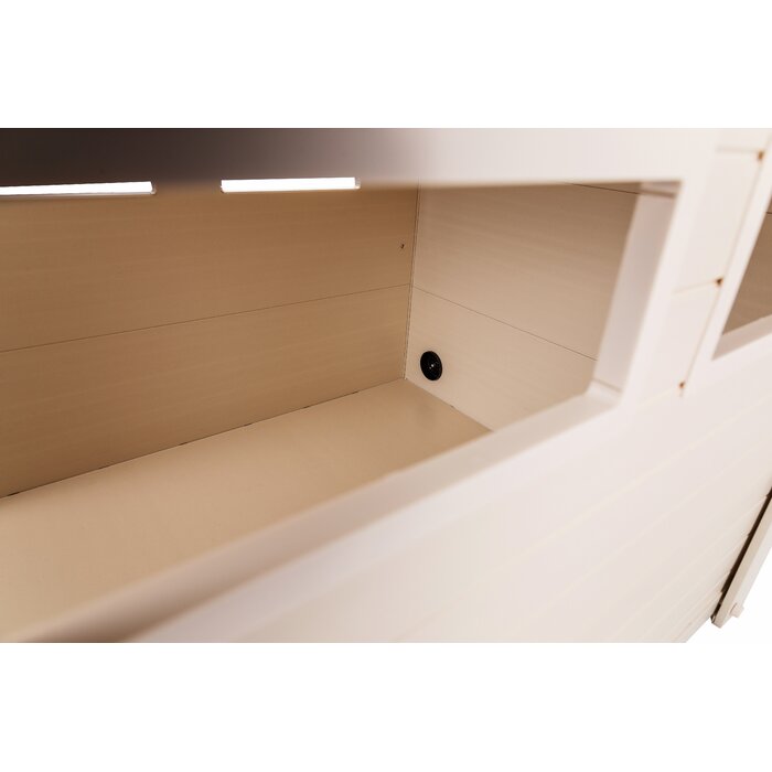 Antique White Ginny Litter Box Enclosure #J13