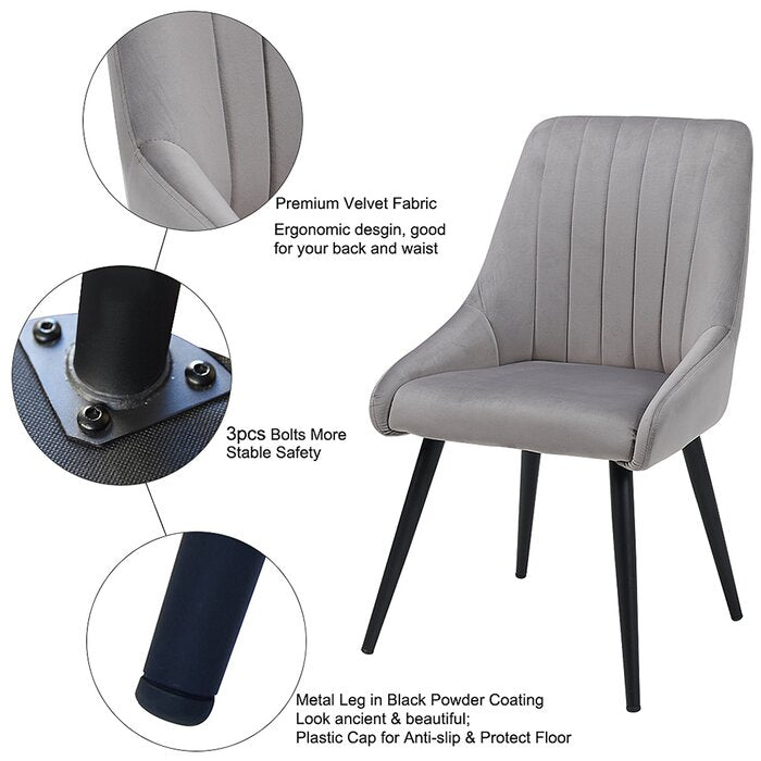 Girton Tufted Velvet Side Chair (Set of 2)