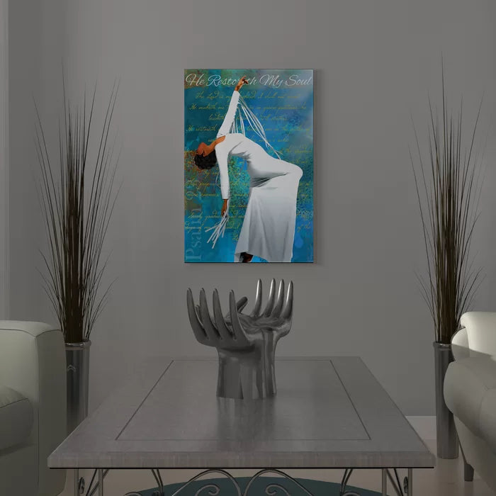 Given To God Christian Dancer African American by Staci Maxwell - Wrapped Canvas Graphic Art, 18" H x 12" W x 2" D