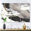 Glam Painted Arcs II - 3 Piece Wrapped Canvas Painting KB141