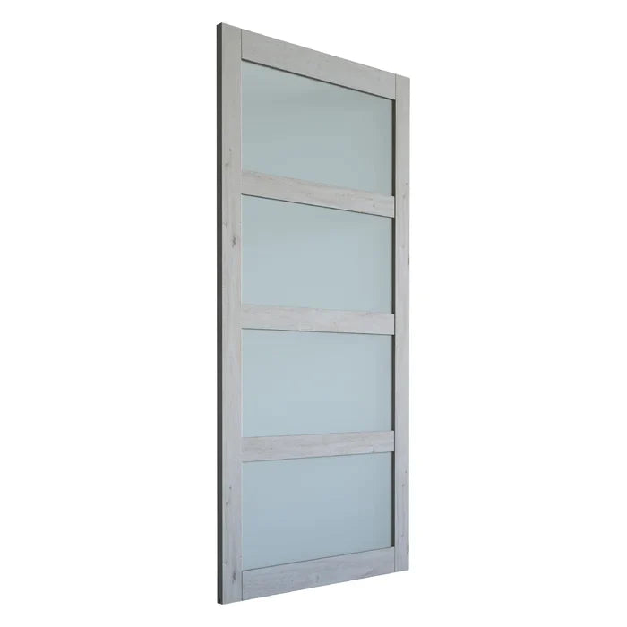 42" x 88" Glass Barn Door without Installation Hardware Kit