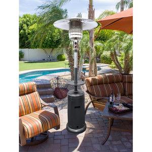 Hammered Silver Glendale 48,000 BTU Propane Patio Heater 2369