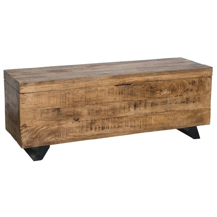 Glenns Solid Wood Lift Top Sled Coffee Table with Storage #J19