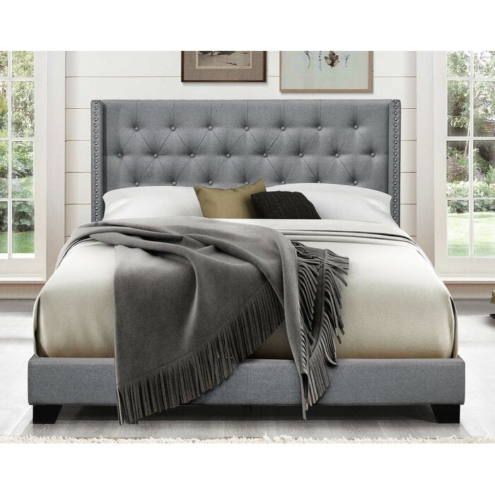 Gloucester tufted shop upholstered standard bed