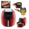 GoWISE USA 5.5 Liter 8-in-1 Electric Air Fryer, Chili Red (#K2153)