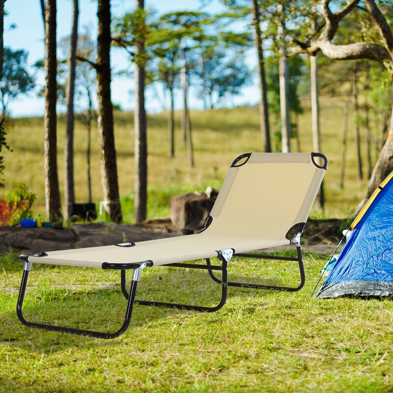 Beige Goddard 74.75'' Long Reclining Single Chaise SHB105