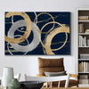 Gold And Silver Atmosphere II - Wrapped Canvas Print 12