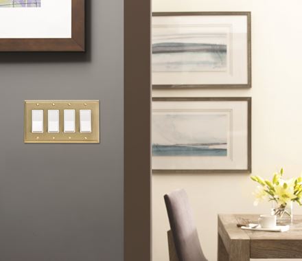 4 Rocker Wall Plate