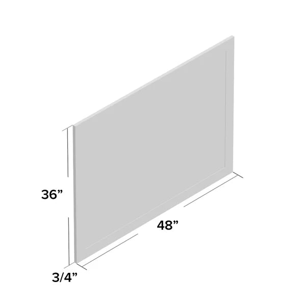 36" x 48" Black Gollu Mirror