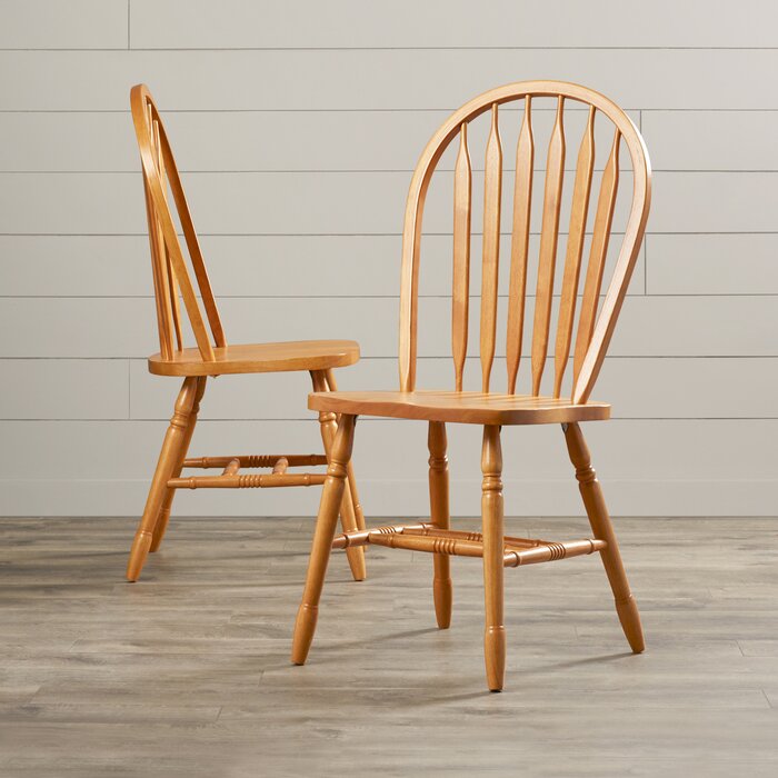 Rich Honey Light Oak Gonzalez Dining Chair (Set of 2) #HA220