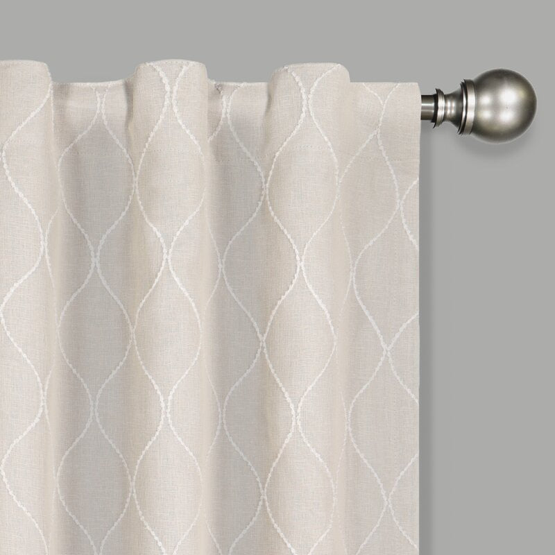 50" W x 108" L Gosse Max Blackout Rod Pocket Single Curtain Panel