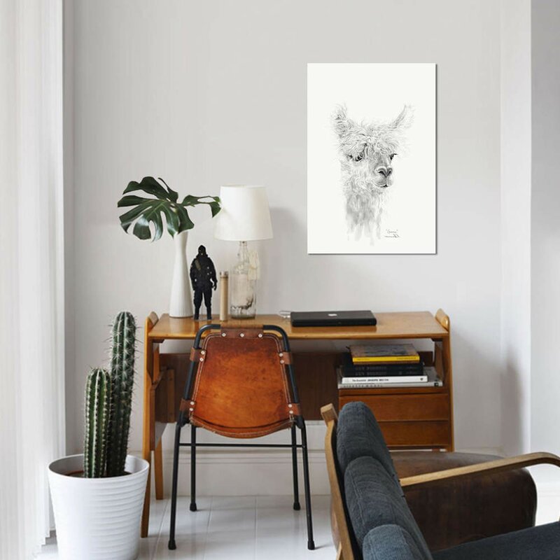 18" H x 12" W x 0.75" D Grace by Kristin Llamas - Unframed Gallery-Wrapped Canvas Giclée on Canvas