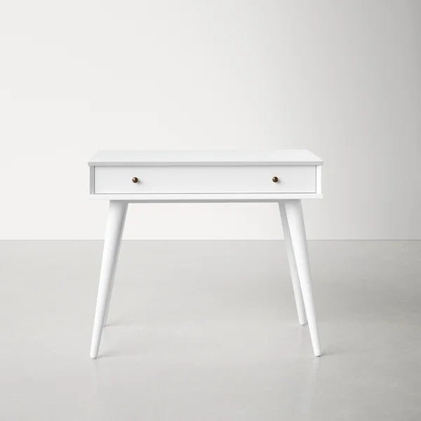 White Grady Solid Wood Desk