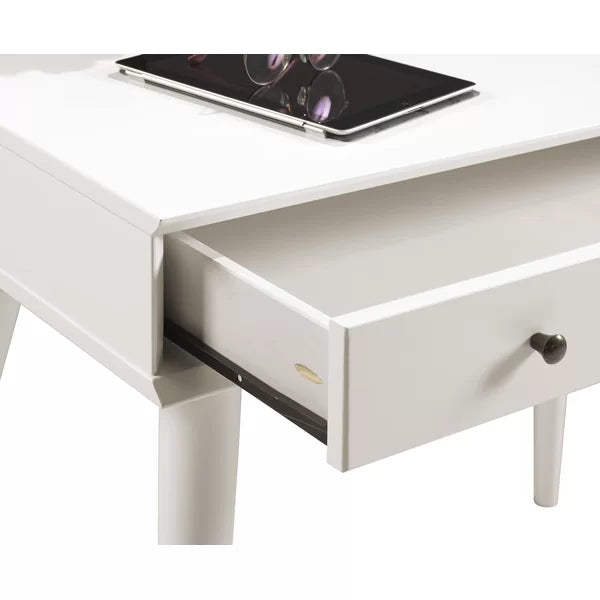 White Grady Solid Wood Desk