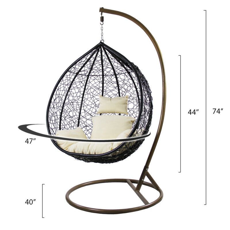 Grassi swing 2025 chair with stand