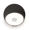Metallic Black Gravy 1 - Light Dimmable Flush Mounted Sconce