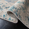 Abderus Abstract Blue/Gray Area Rug KRUG030