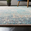 Abderus Abstract Blue/Gray Area Rug KRUG041