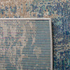 Abderus Abstract Blue/Gray Area Rug KRUG041