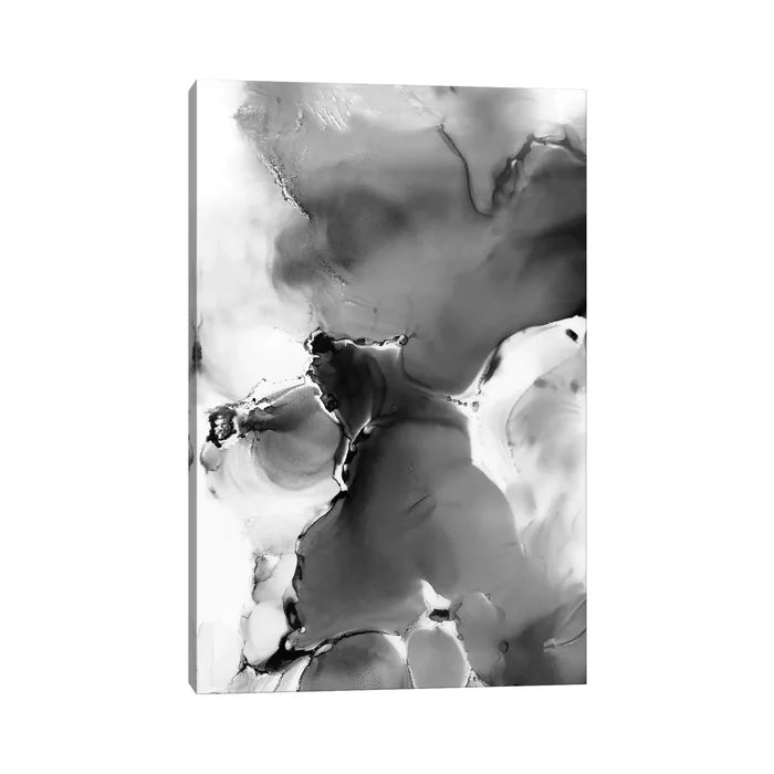 40" H x 26" W x 1.5" D Gray Wolf by Jemma Wrapped Canvas Painting