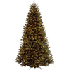 9' H Green Artificial Spruce Christmas Tree with Lights