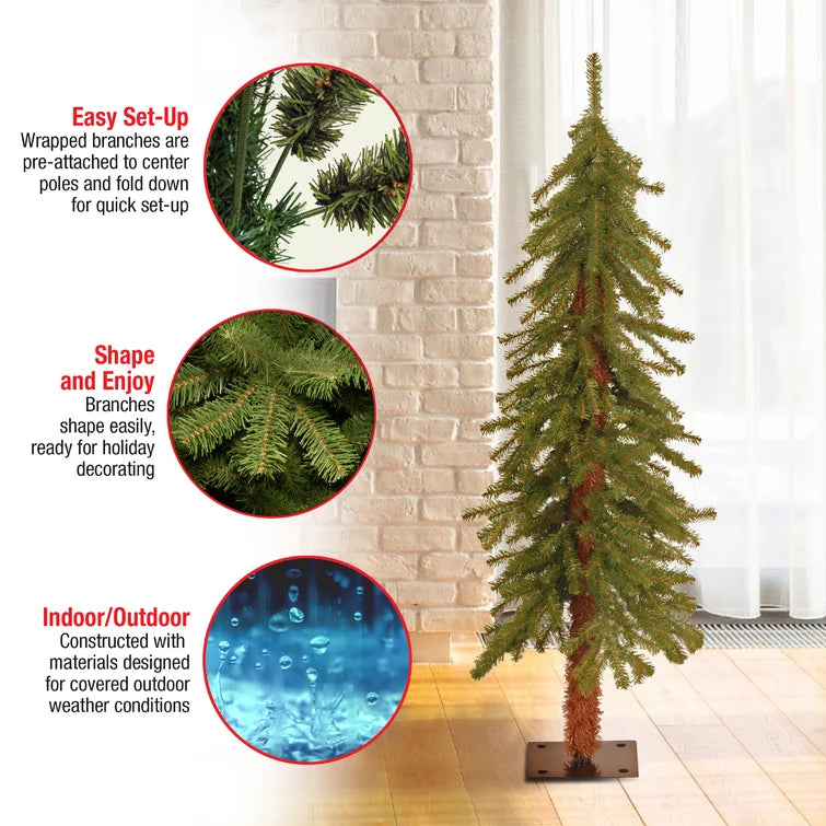 4' Green Cedar Artificial Christmas Tree