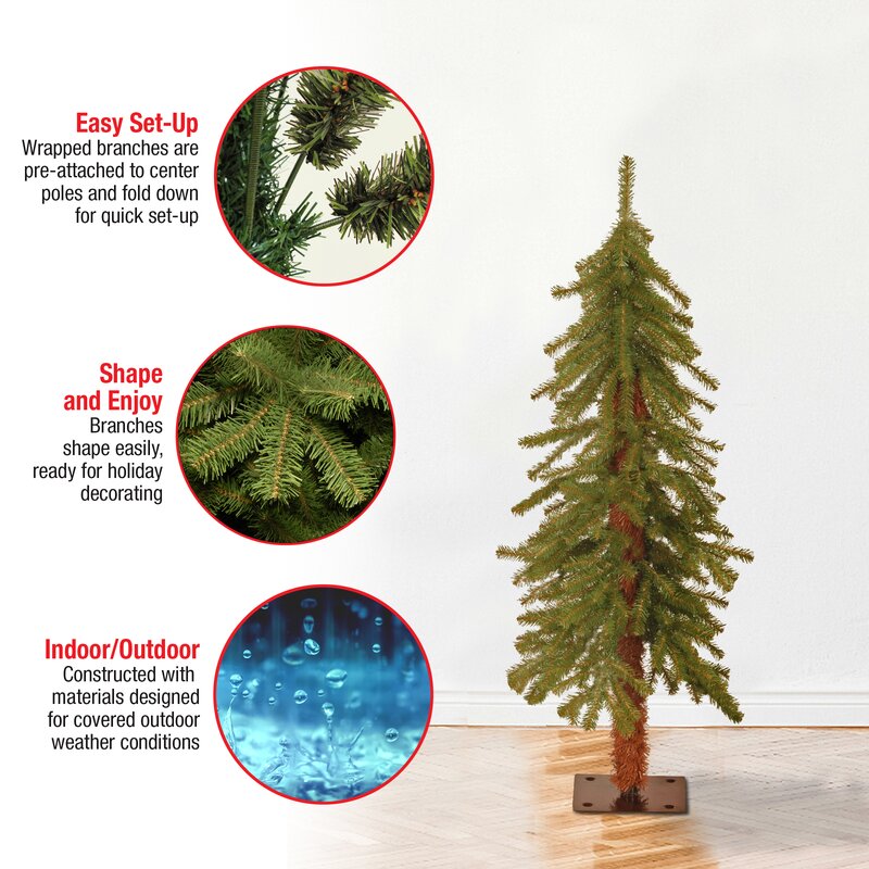 3' Green Cedar Artificial Christmas Tree