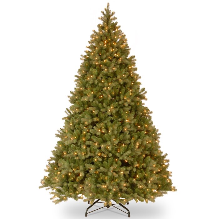 10' Green Fir Christmas Tree with Clear/White Lights