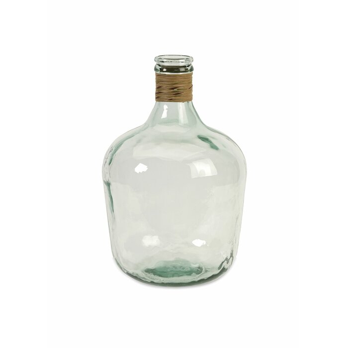 Belton Clear/Green Glass Table Vase LX5580