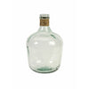Belton Clear/Green Glass Table Vase LX5580