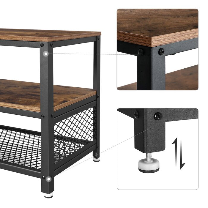 Rustic Brown Grenier TV Stand for TVs up to 65"