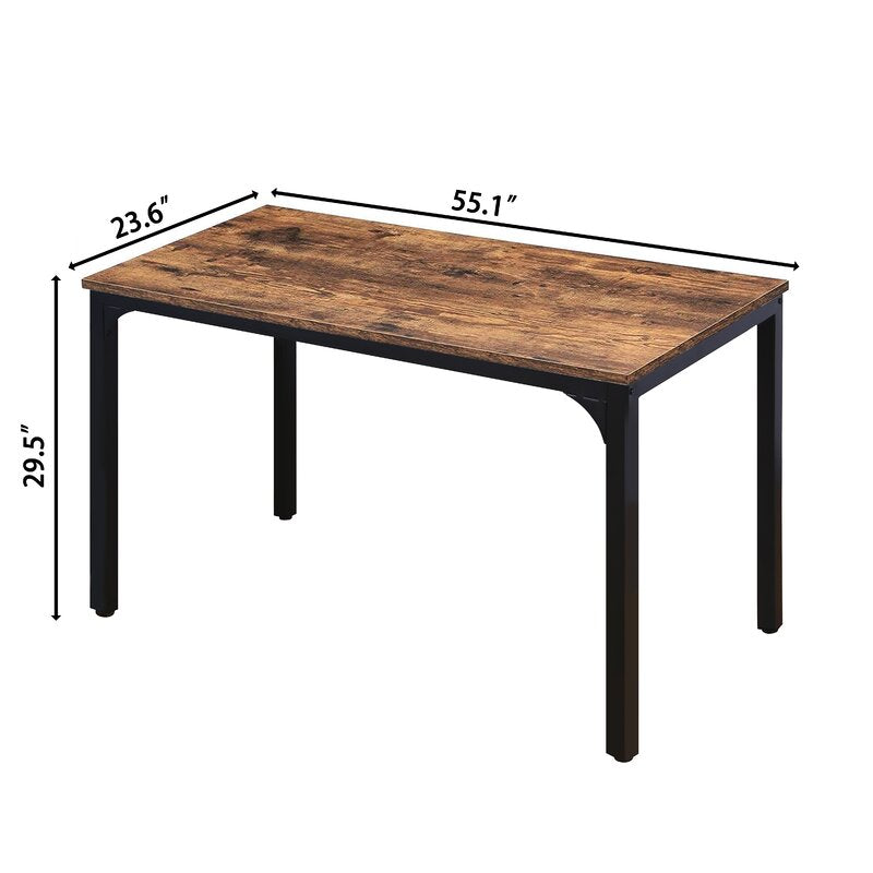 29.5" H x 55.1" L x 23.6" W Grimaldo 23.6" Dining Table EJ805
