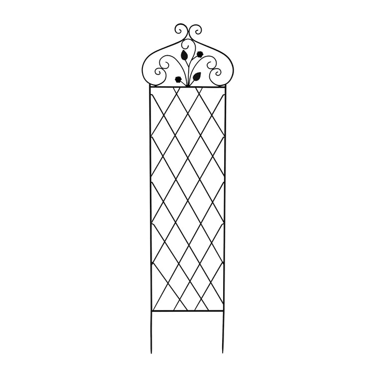 Black Growing Up Gardening 63'' H x 18'' W Lattice Panel Trellis