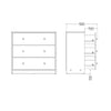 Guilford 3 Drawer Dresser pt618