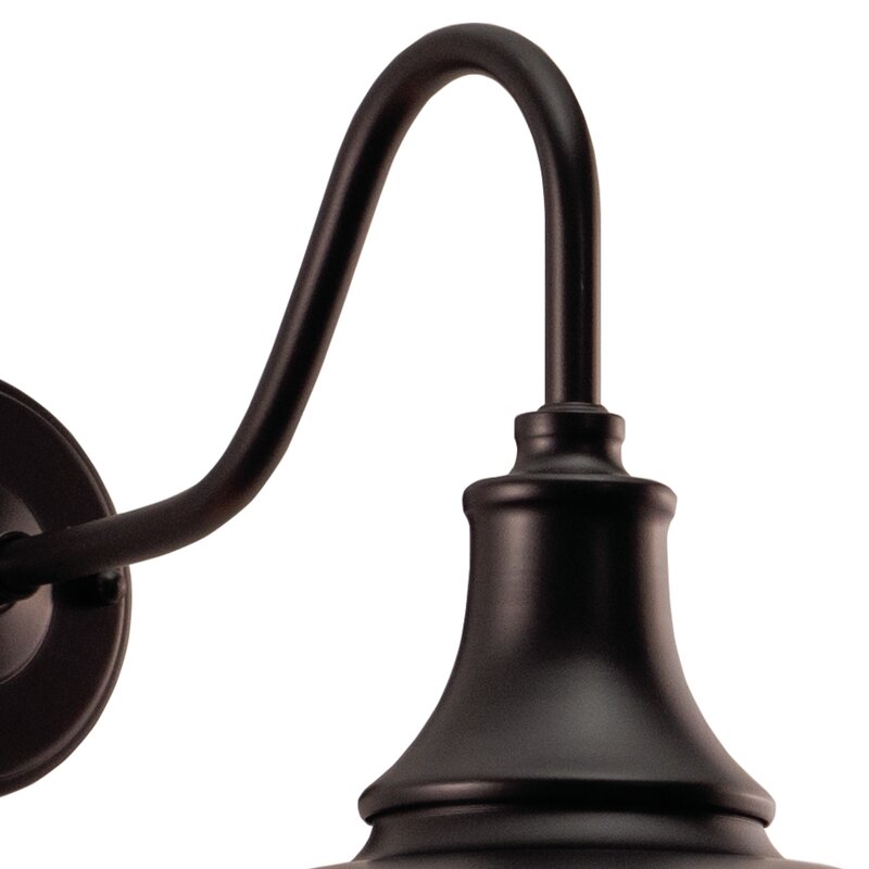Gunnora Outdoor Barn Light with Dusk to Dawn, 9x9x13.25"