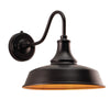 Gunnora Outdoor Barn Light with Dusk to Dawn, 9x9x13.25