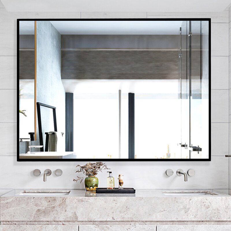 Black Gupton Bathroom Mirror