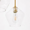Brass Gwyneth 3 - Light Cluster Geometric Pendant