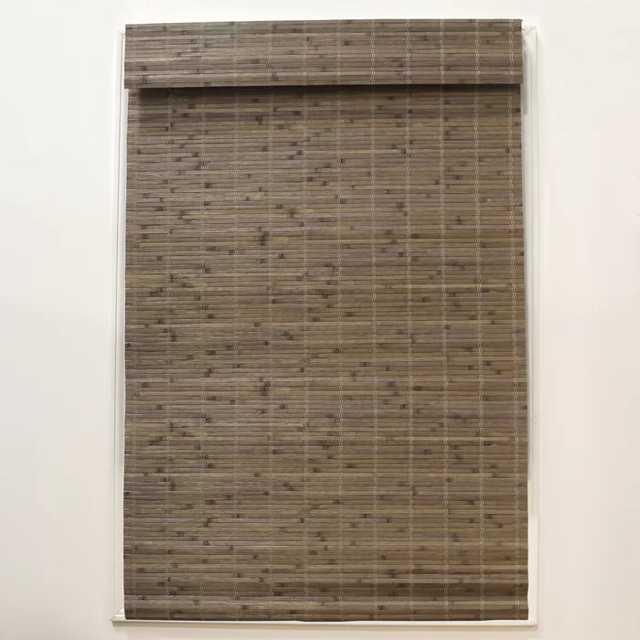 22"W x 64"L Driftwood Gyala Semi-Sheer Roman Shade
