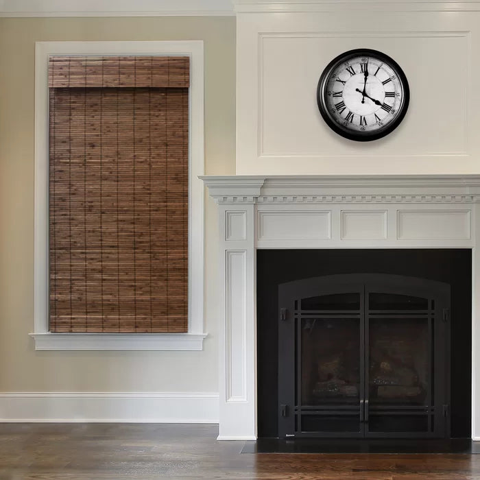 35.5"W x 64"L Gyala Semi-Sheer Roman Shade