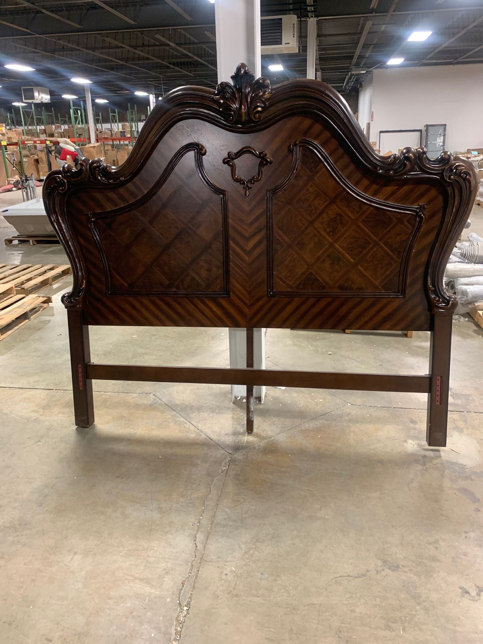 *AS IS* King Royal Standard Headboard and Footboard ONLY (2 pieces) KBO334
