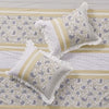 Hailee Standard Cotton 180 TC Reversible Traditional 9 Piece Comforter Set, Queen