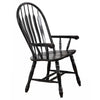 Haldan Solid Wood Windsor Back Arm Chair, 2-piece set