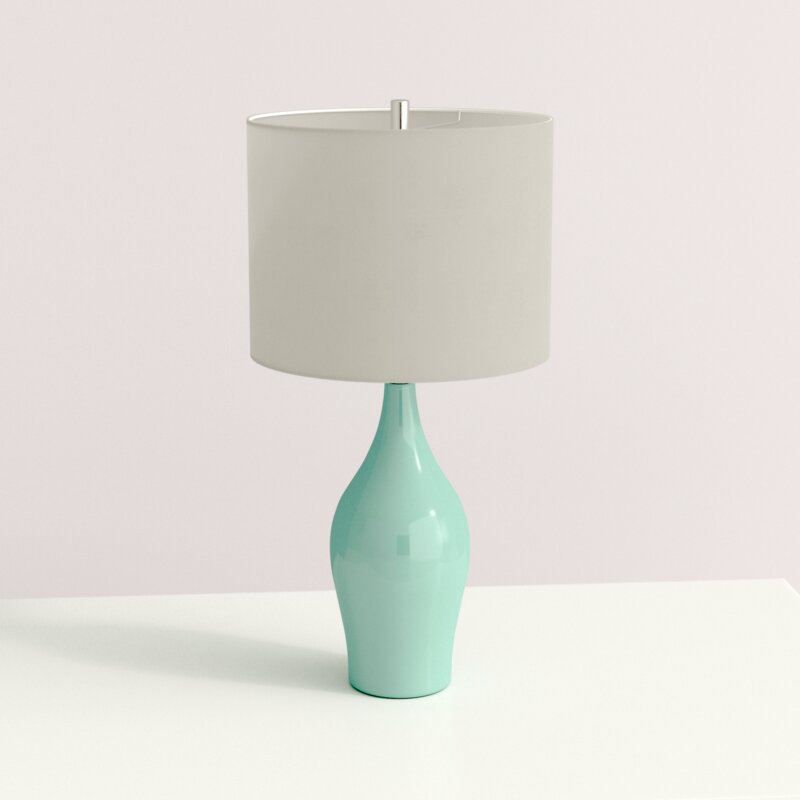 Halpin 28.25" Standard Table Lamp, Teal #HA196