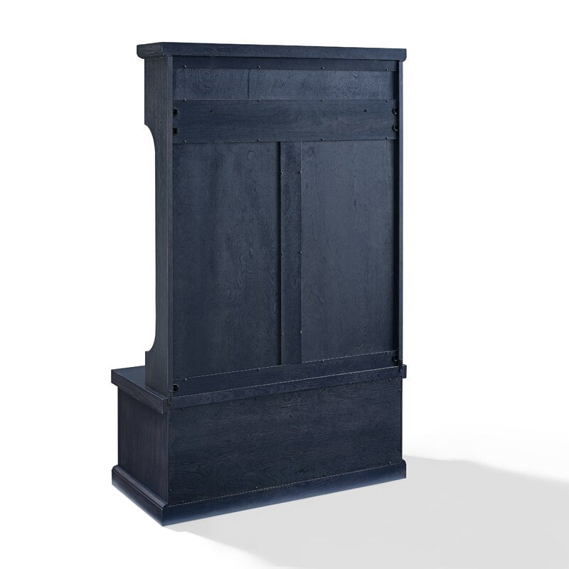 Navy Halstead Hall Tree with Bench and Shoe Storage K8552