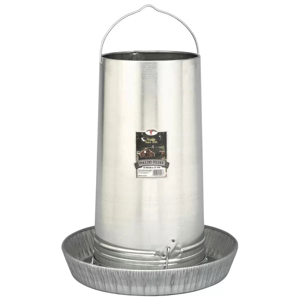 40 lbs Hanging Poultry Feeder with Pan