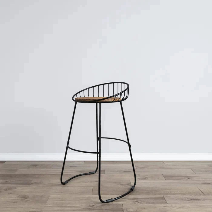 Hanson Solid Wood Bar Stool