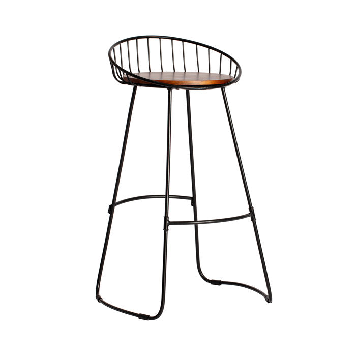 Hanson Solid Wood Bar Stool