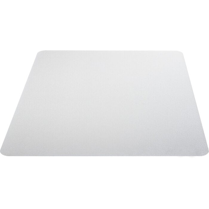 0.13" H x 36" W x 48" D Hard Floor Straight Rectangular Chair Mat