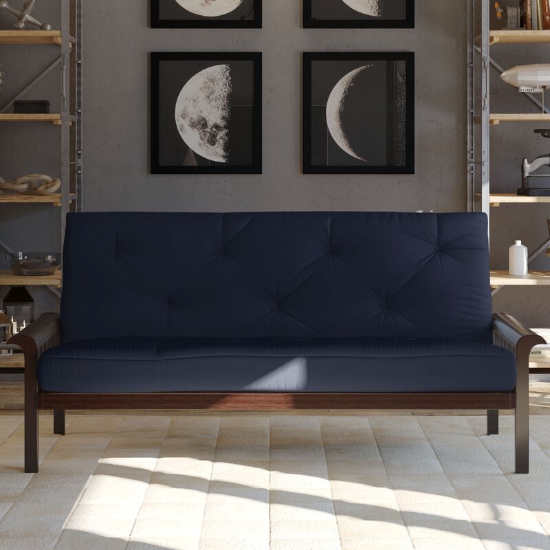 Harding Cold Foam 8" Futon Mattress, Navy - Full (#K2173)